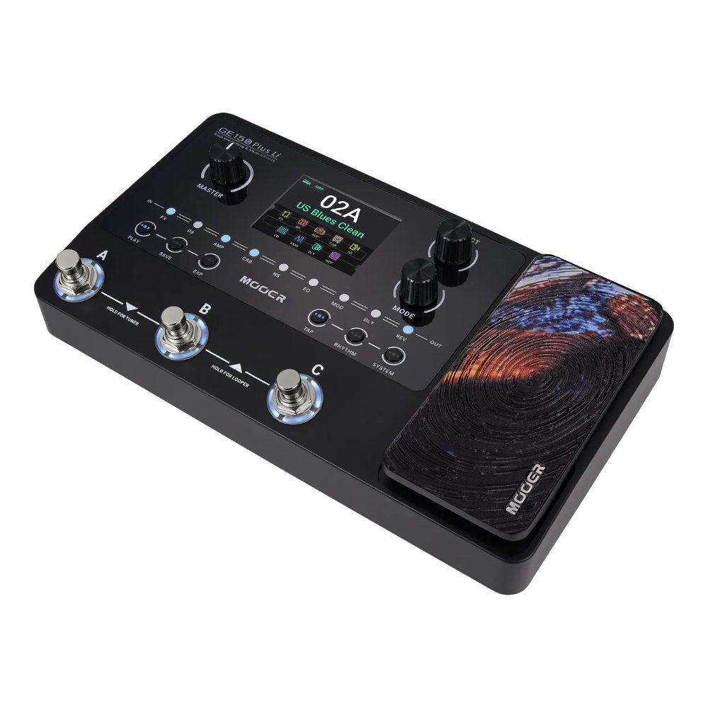 Mooer ムーアー GE150 Plus Li マルチエフェクター アングル