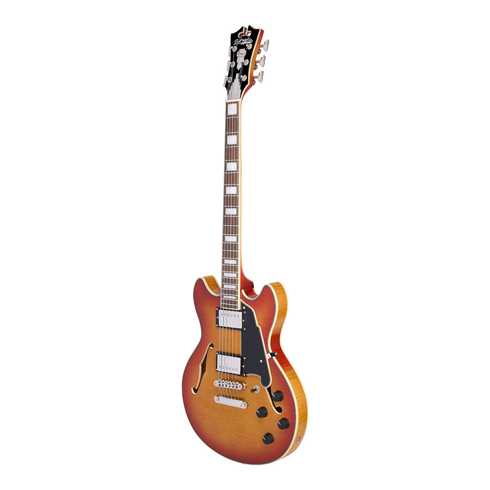 D’Angelico ディアンジェリコ Premier Mini DC XT Honey Burst エレキギター セミアコ 全体