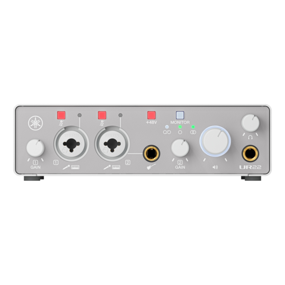YAMAHA ヤマハ UR22MK3 W USBオーディオインターフェース ホワイト フロント画像