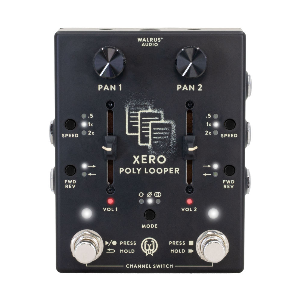 WALRUS AUDIO ウォルラスオーディオ WAL-XPL #B Xero Polylooper Black デュアルチャンネル ルーパー エフェクター