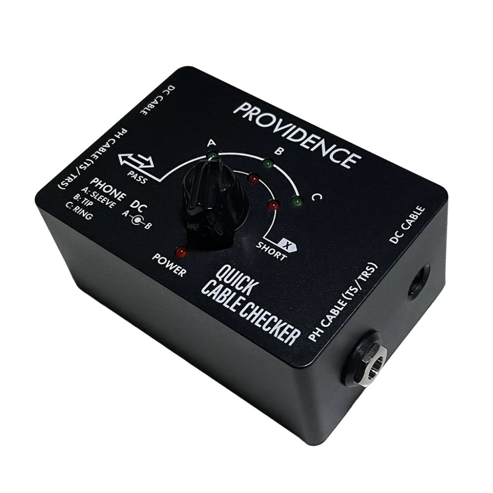 Providence プロビデンス QCC-101 Quick Cable Checker クイックケーブルチェッカー ケーブルテスター 斜めアングル画像