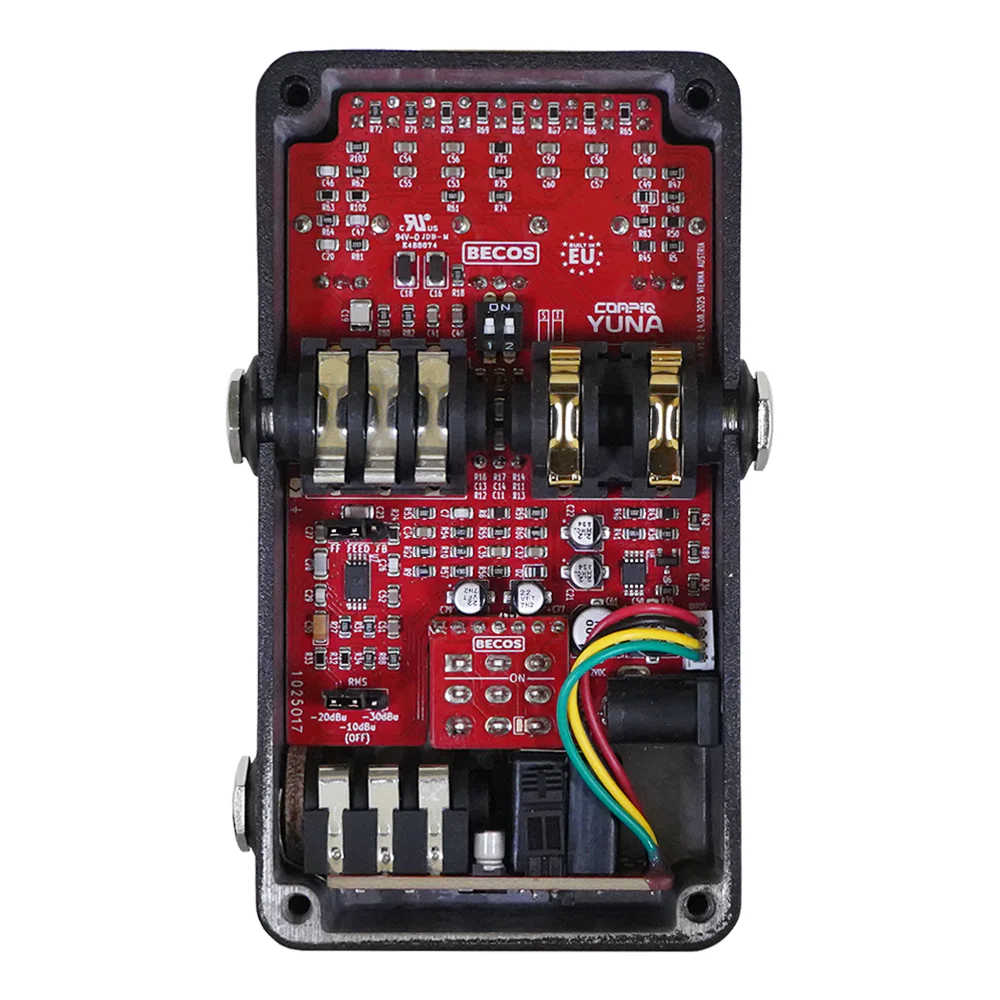 BECOS ベコス CompIQ YUNA Pro Compressor with DITOS コンプレッサー ギターエフェクター ベースエフェクター 内部画像
