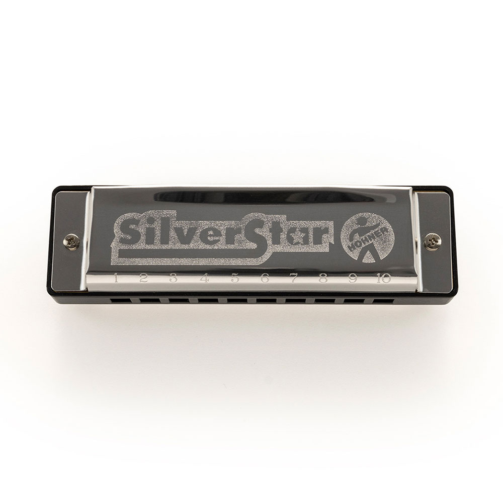 HOHNER ホーナー Silver Star E調 ダイアトニックハーモニカ 上面