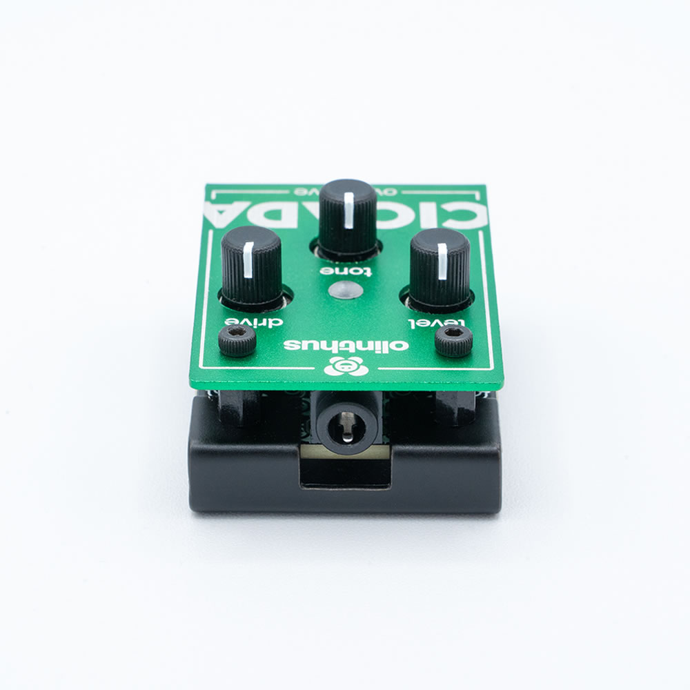 エフェクター Olinthus CICADA 超小型エフェクター オーバードライブ Over Drive オリンタス シカーダ リア画像