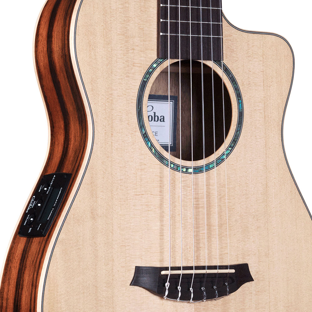 Cordoba コルドバ Mini II EB-CE ナイロン弦ギター エレクトリッククラシックギター ボディ