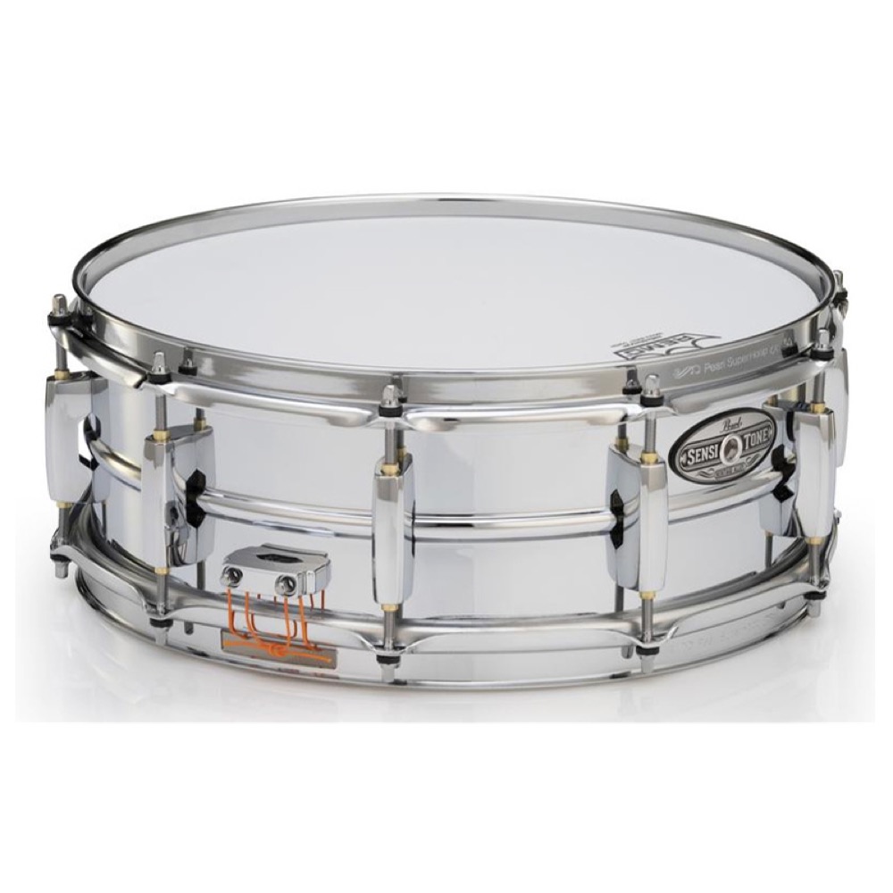 Pearl パール STH1450S SensiTone Heritage Alloy Steel スネアドラム アングル