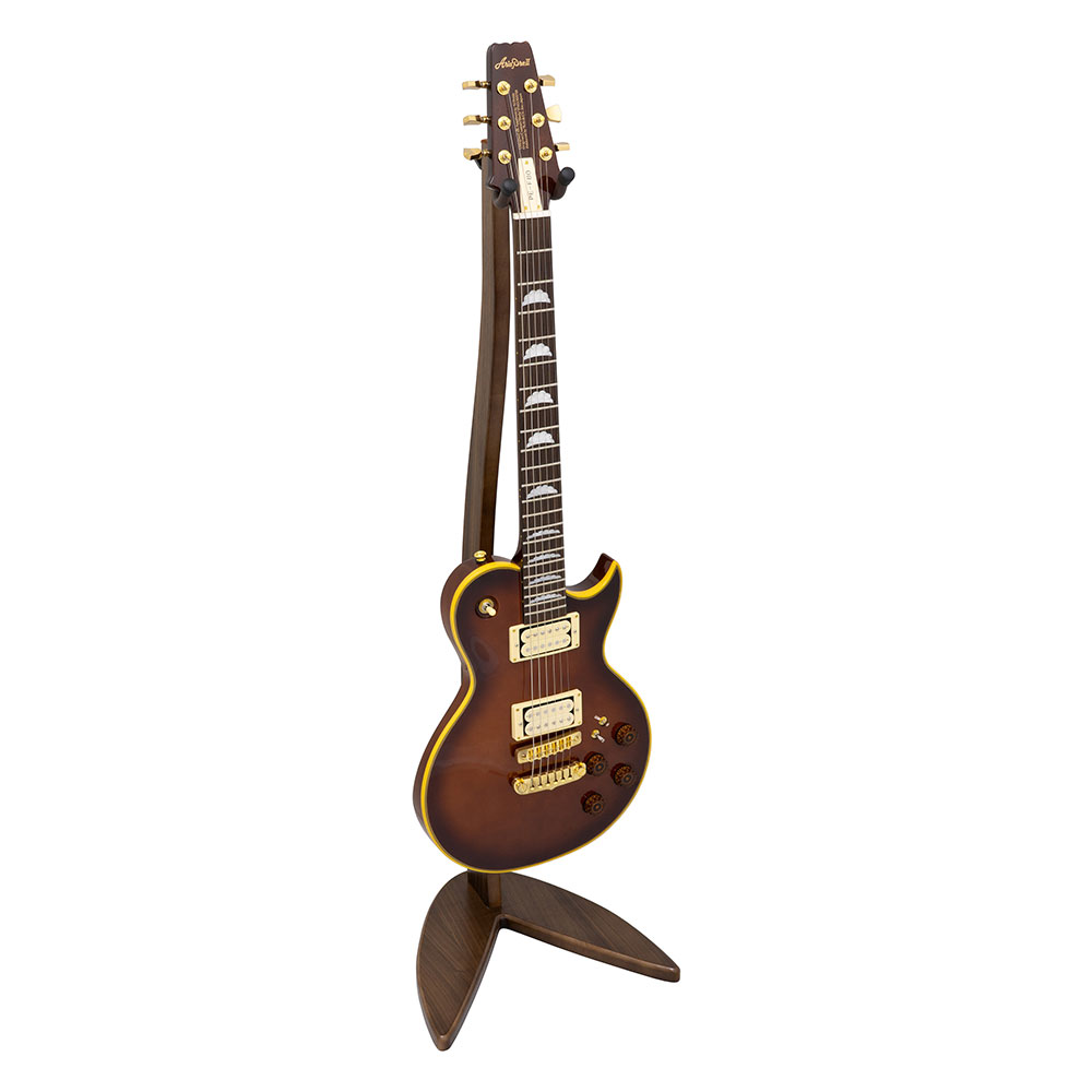 ARIA アリア WGS-100/WA Walnut ギタースタンド 使用例