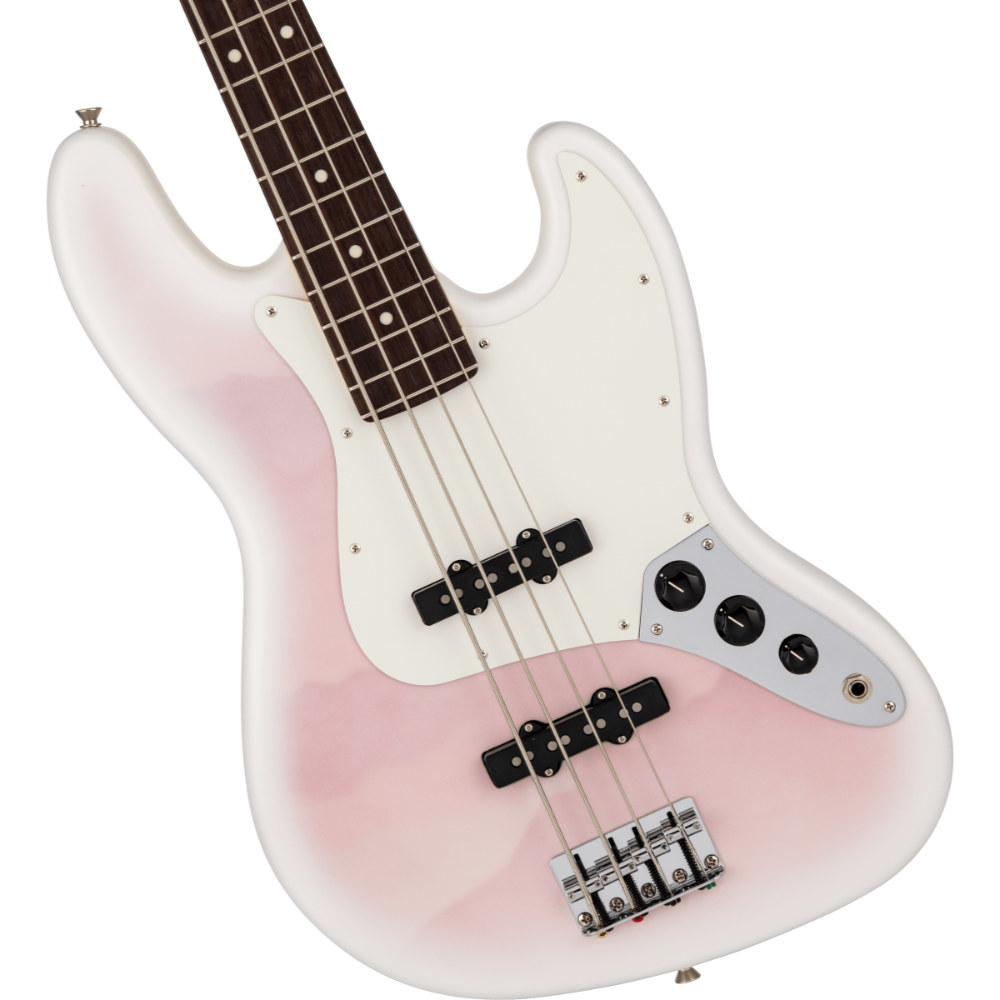 Fender フェンダー Made in Japan Hybrid II 2026 Collection Jazz Bass RW Pink Mist エレキベース ジャズベース ボディ画像