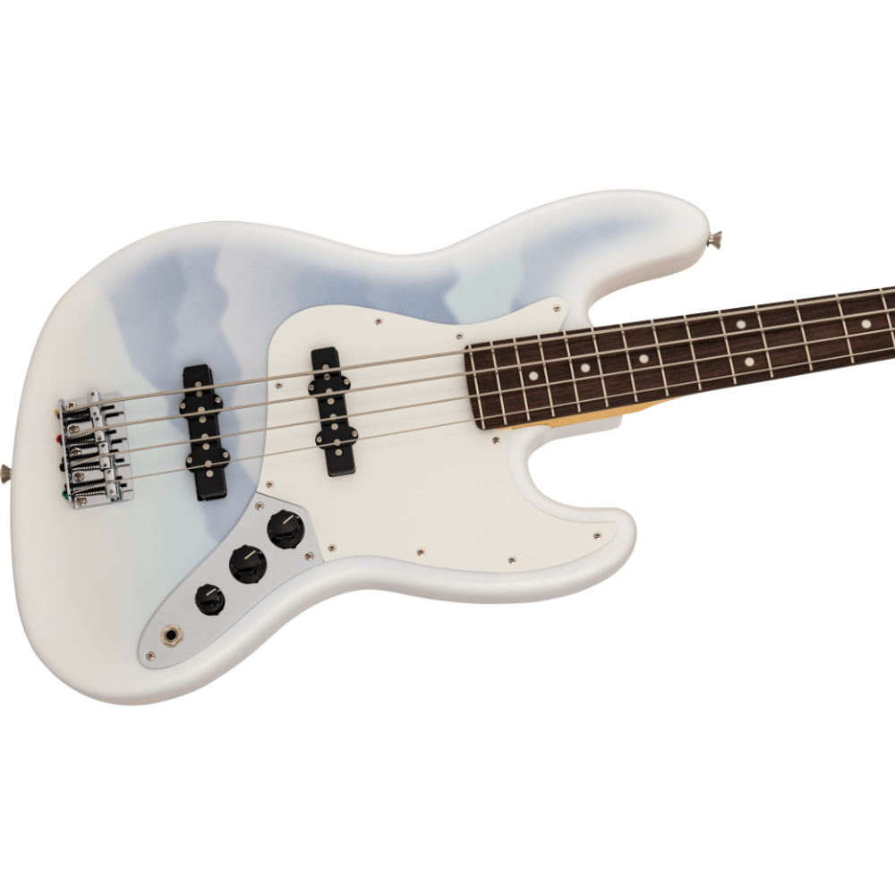 Fender フェンダー Made in Japan Hybrid II 2026 Collection Jazz Bass RW Blue Mist エレキベース ジャズベース ボディ斜めアングル画像
