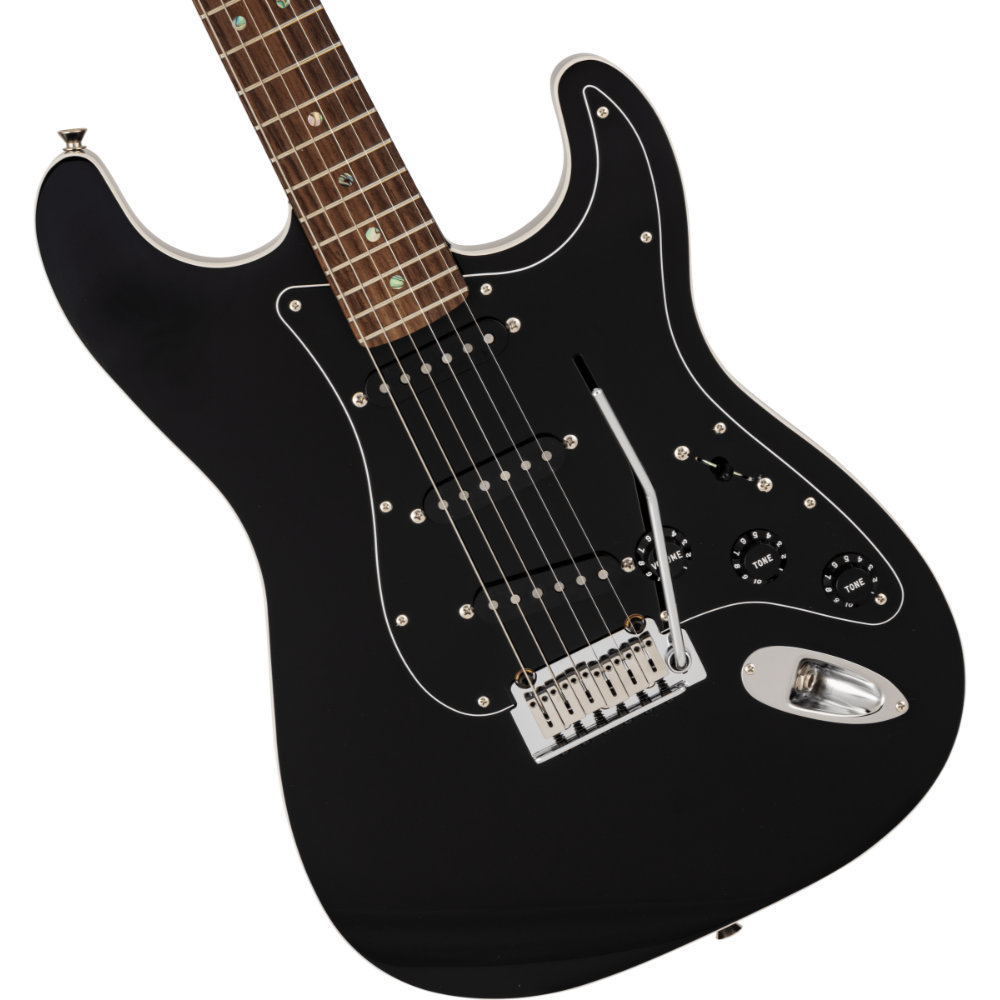Fender フェンダー Made in Japan Limited Active Modern Stratocaster RW Black エレキギター ストラトキャスター ボディ画像