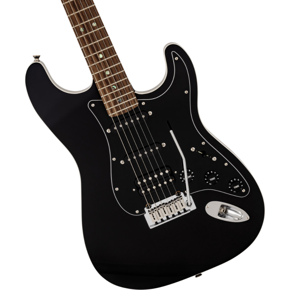 Fender フェンダー Made in Japan Limited Active Modern Stratocaster HSS RW Black エレキギター ストラトキャスター ボディ画像