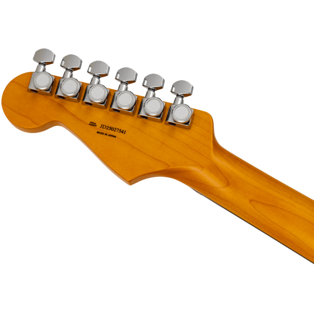 Fender フェンダー Made in Japan Limited Active Modern Stratocaster HSS RW Feather Gray エレキギター ストラトキャスター ヘッドバック画像