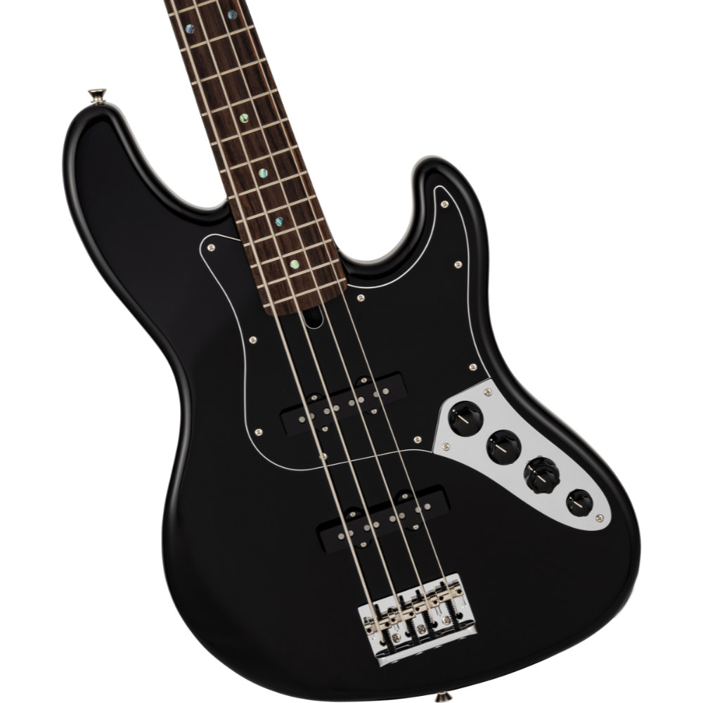 Fender フェンダー Made in Japan Limited Active Modern Jazz Bass RW Black エレキベース ジャズベース ボディ画像