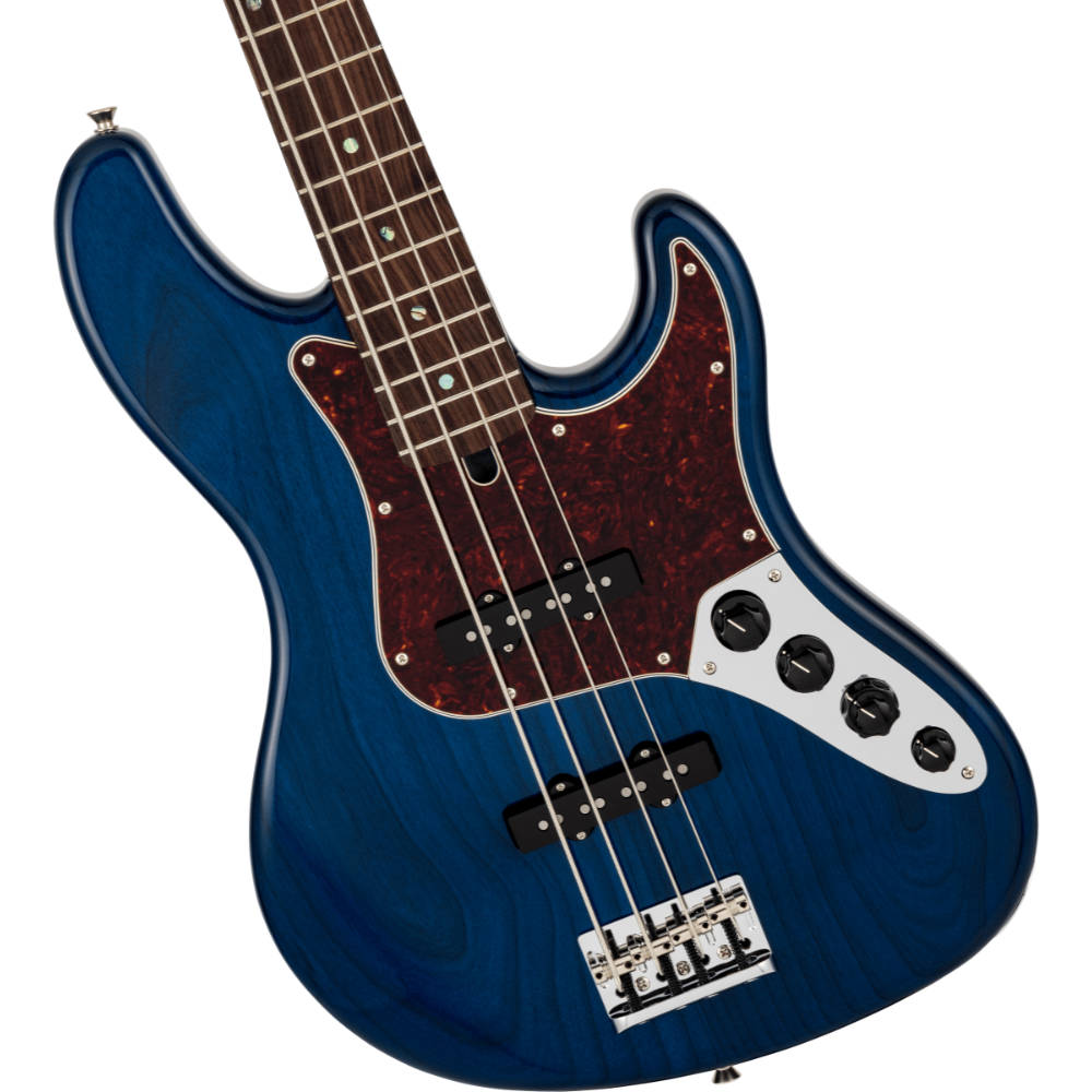 Fender フェンダー Made in Japan Limited Active Modern Jazz Bass RW Sapphire Blue Trans エレキベース ジャズベース ボディ画像