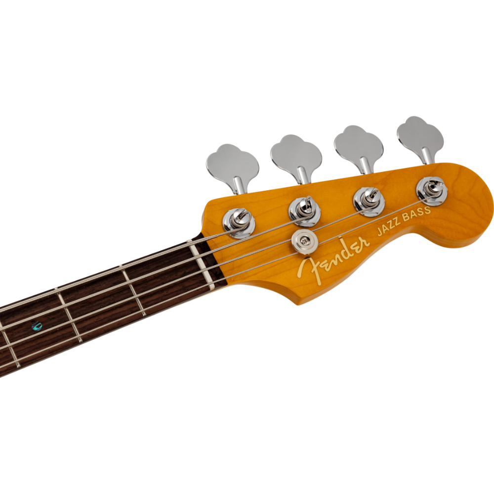 Fender フェンダー Made in Japan Limited Active Modern Jazz Bass RW Sapphire Blue Trans エレキベース ジャズベース ヘッド画像