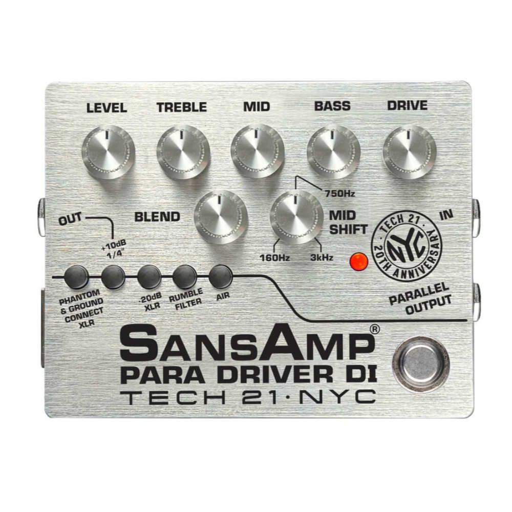 TECH21 テック21 20th Anniversary Limited Edition PARA DRIVER DI ダイレクトボックス プリアンプ