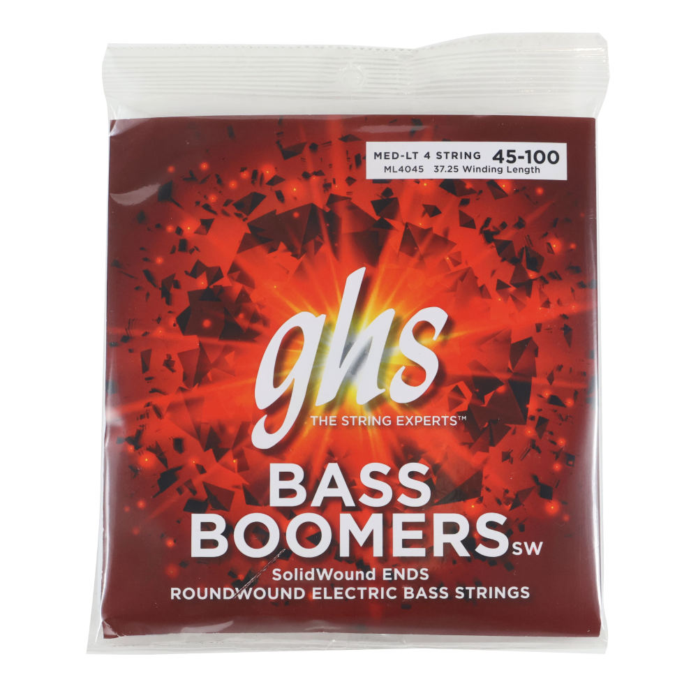 GHS ガス ML4045 Solidwound Bass Boomers 045-100 エレキベース弦