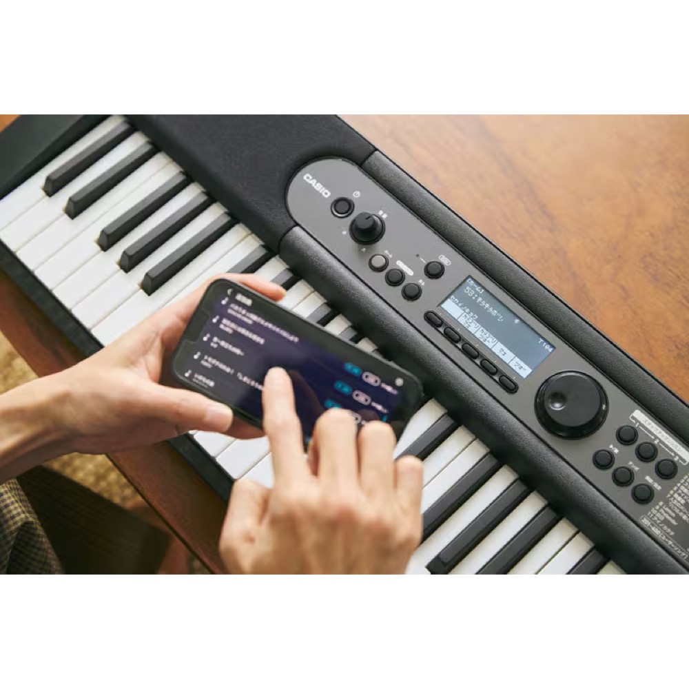 CASIO カシオ Casiotone LK-540BK 61鍵盤 光ナビゲーション カシオトーン キーボード 詳細画像