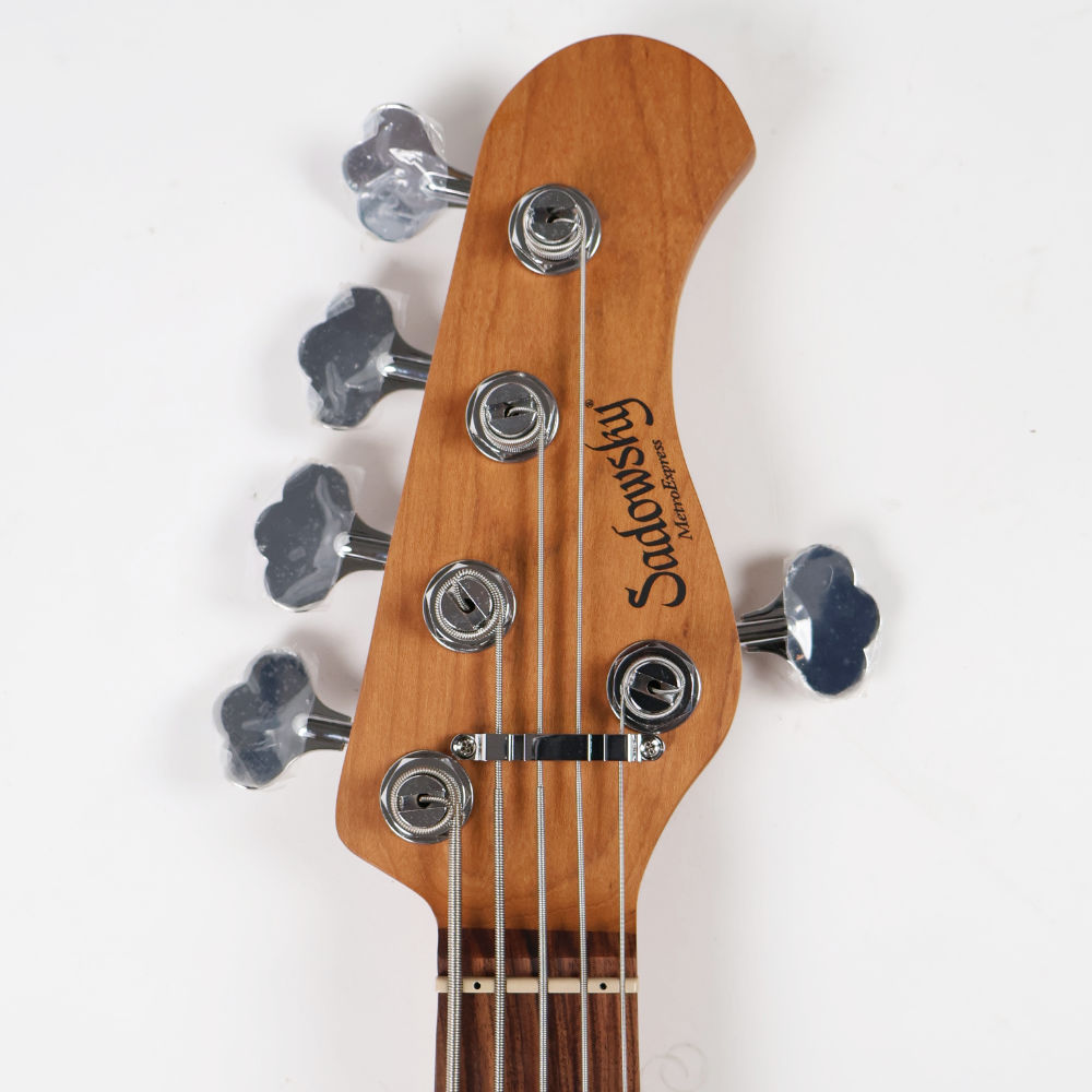 Sadowsky サドウスキー MetroExpress MX21 VJ5 Morado Fingerboard Candy Apple Red 5弦エレキベース ヘッド画像