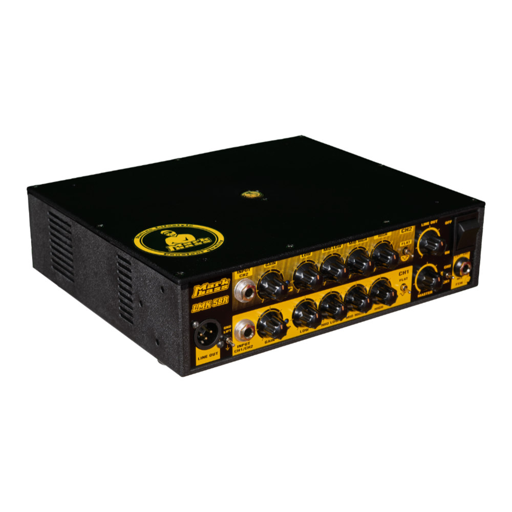 Markbass マークベース MAK-LMK58R LMK 58R ベースアンプヘッド 斜めアングル画像1
