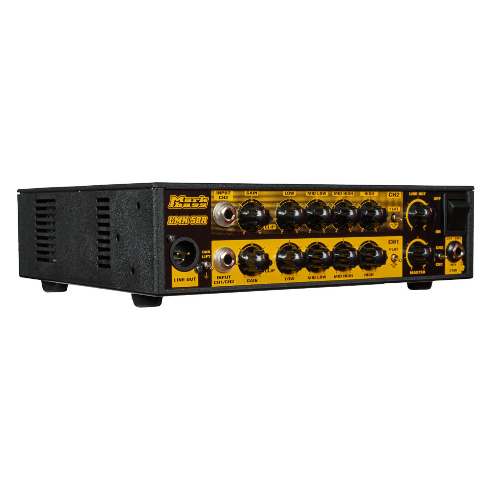 Markbass マークベース MAK-LMK58R LMK 58R ベースアンプヘッド 斜めアングル画像2