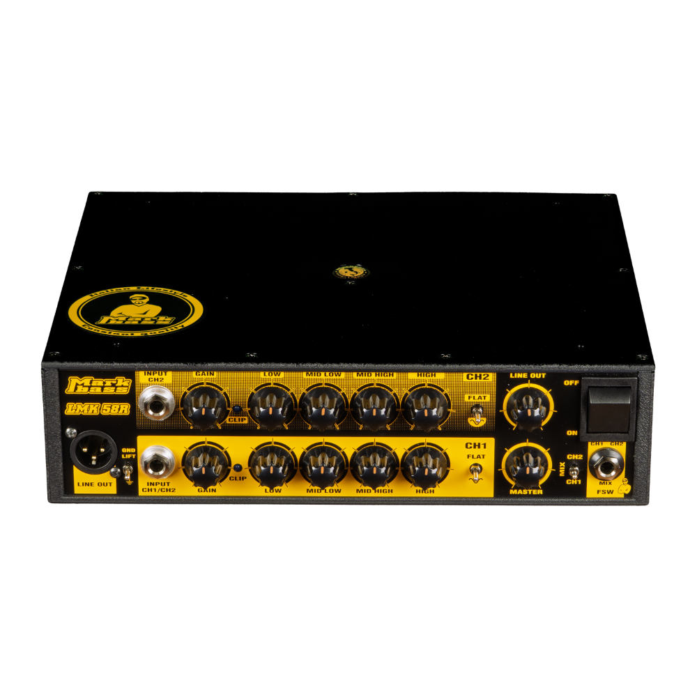 Markbass マークベース MAK-LMK58R LMK 58R ベースアンプヘッド 上アングル画像