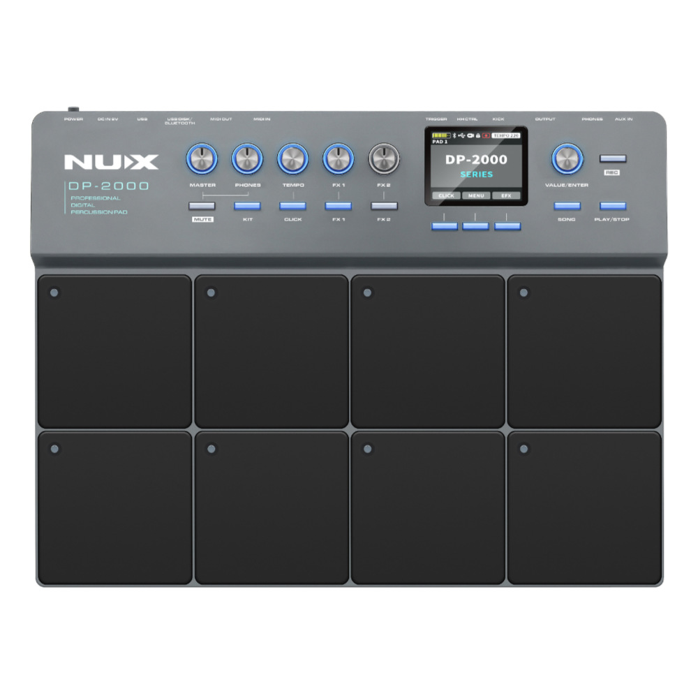 NUX ニューエックス DP-2000 パーカッションパッド 8つのストライクパッドを搭載