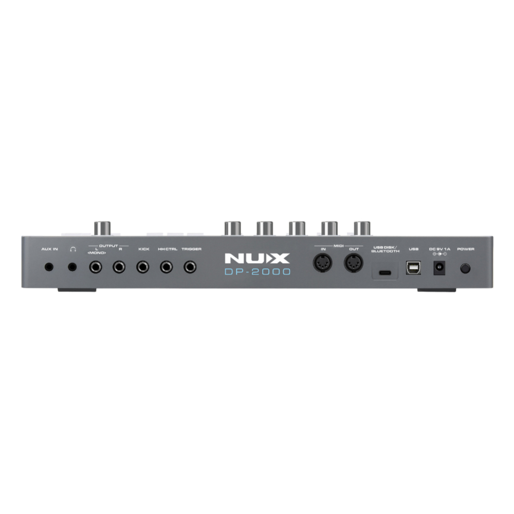 NUX ニューエックス DP-2000 パーカッションパッド 8つのストライクパッドを搭載 リア画像