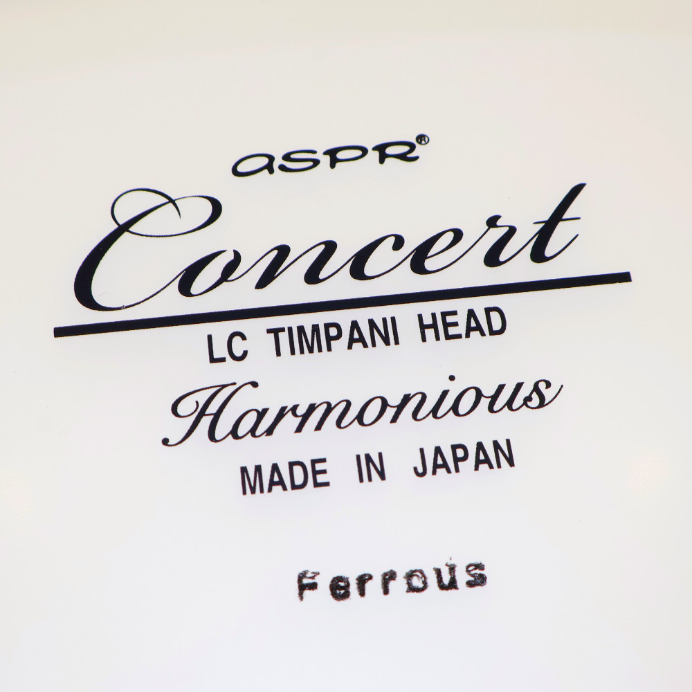 ASPR(アサプラ) LC-TPH28F LC series 鉄芯モデル ティンパニヘッド 28インチヘッド(ケトルサイズ26インチ用) ロゴ