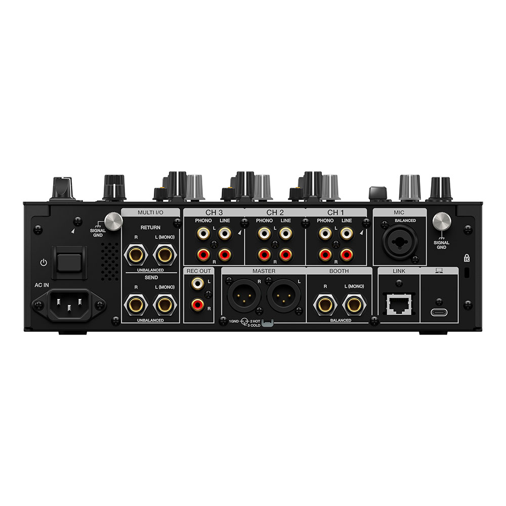 AlphaTheta DJM-V5 3channel DJ MIXER 3ch プロフェッショナルDJミキサー 背面端子