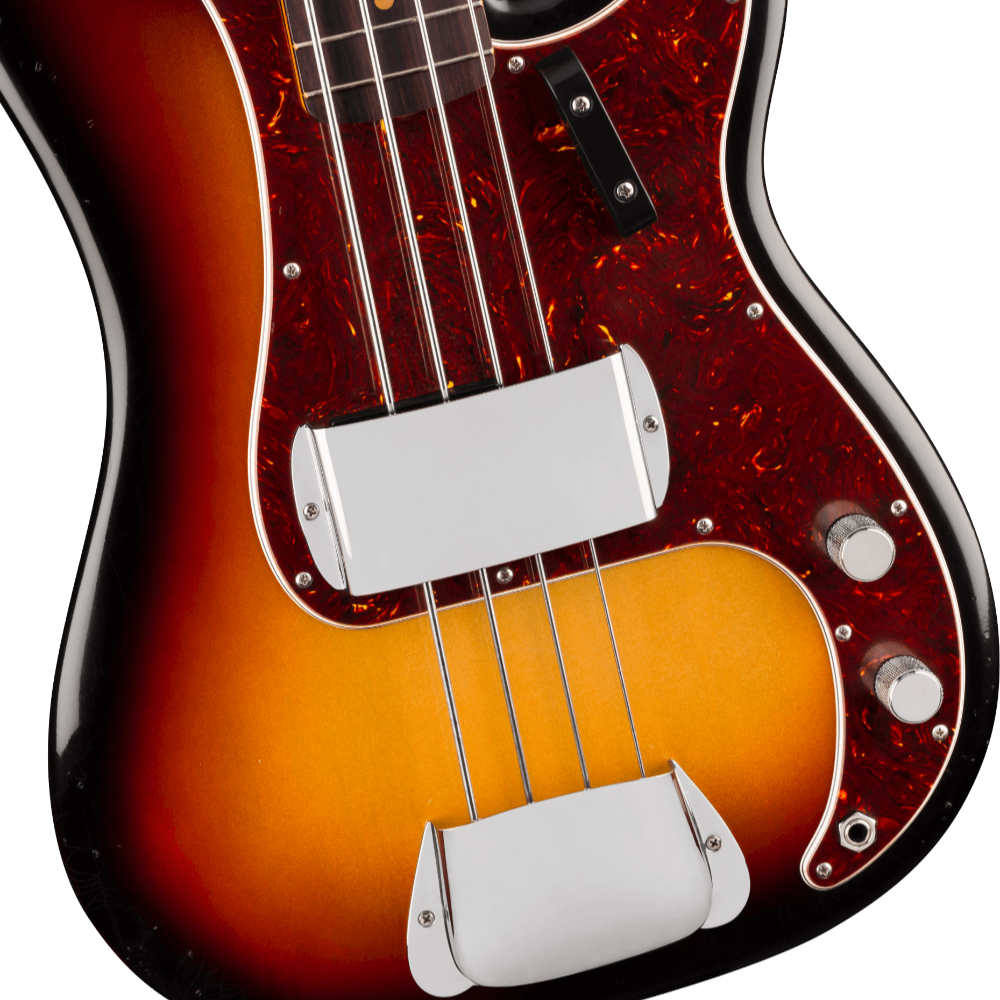 Fender フェンダー James Jamerson 1962 Precision Bass RW 3-Tone Sunburst エレキベース プレシジョンベース ボディ画像