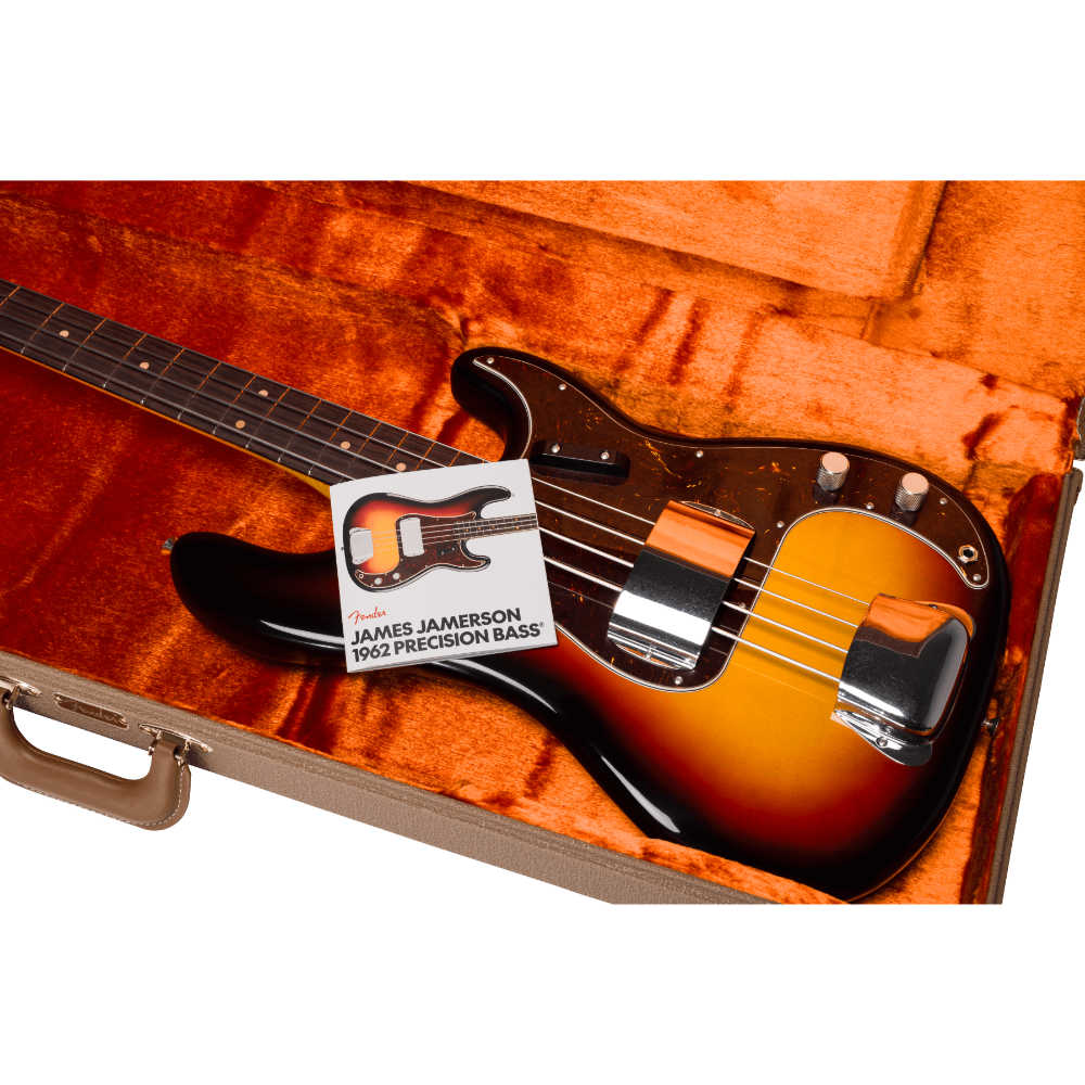 Fender フェンダー James Jamerson 1962 Precision Bass RW 3-Tone Sunburst エレキベース プレシジョンベース ケース画像