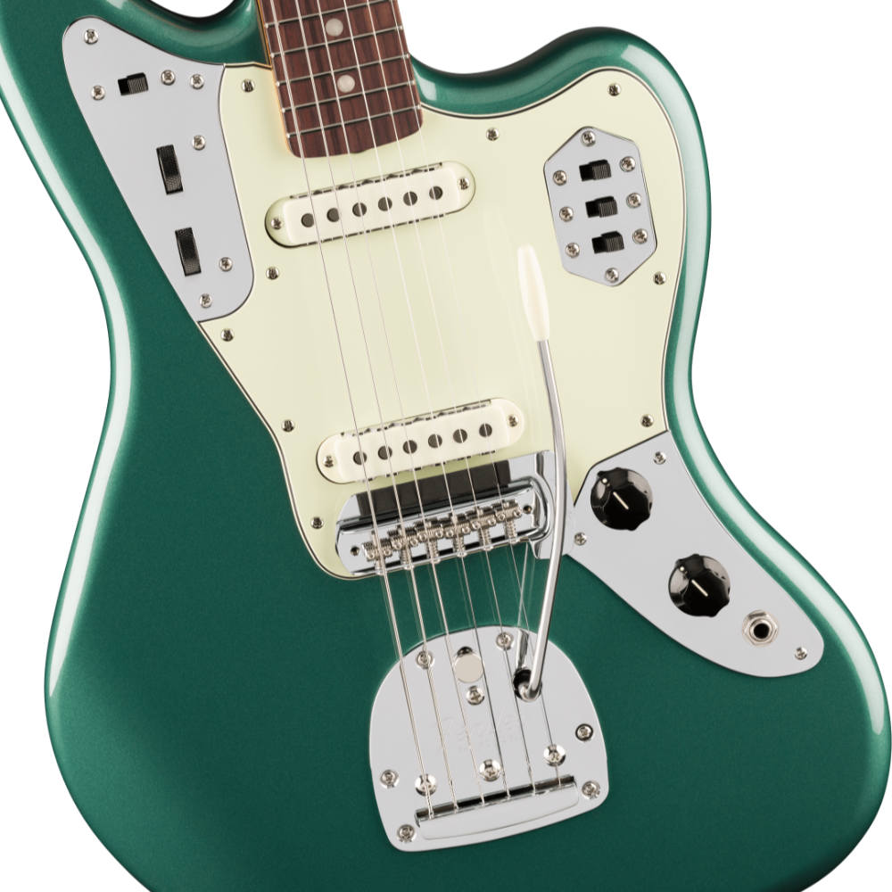 Fender フェンダー Vintera III Mid ’60s Jaguar RW Sherwood Green Metallic エレキギター ジャガー ボディ画像