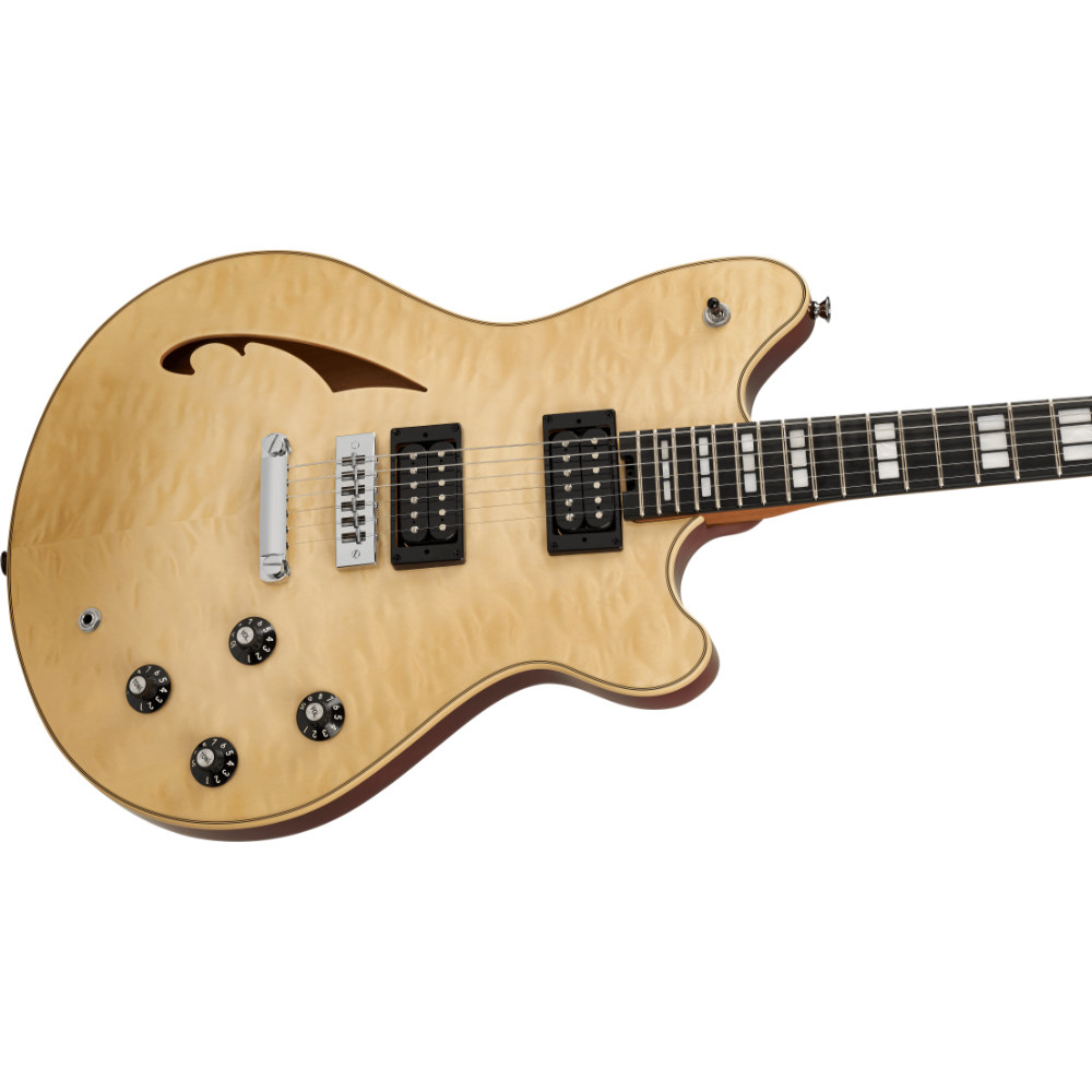 EVH イーブイエイチ SA-126 Special QM El Natural エレキギター ボディ斜めアングル画像