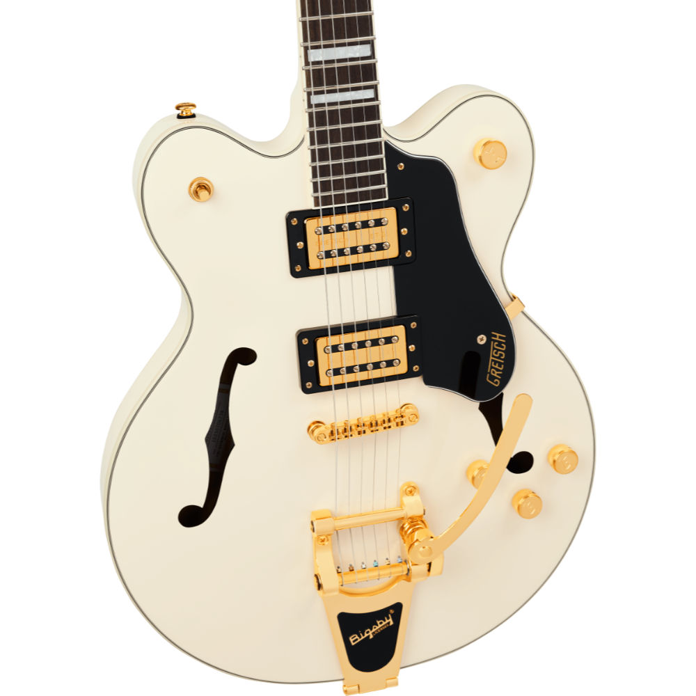 GRETSCH グレッチ G2622TG Streamliner Center Block Double-Cut with Bigsby LTD Laurel Fingerboard Broad’Tron BT-3S Pickups Vintage White エレキギター トップ、サイド