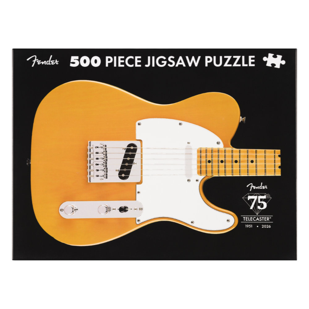 Fender フェンダー 75th Anniversary Telecaster Puzzle テレキャスター パズル 外箱表面画像