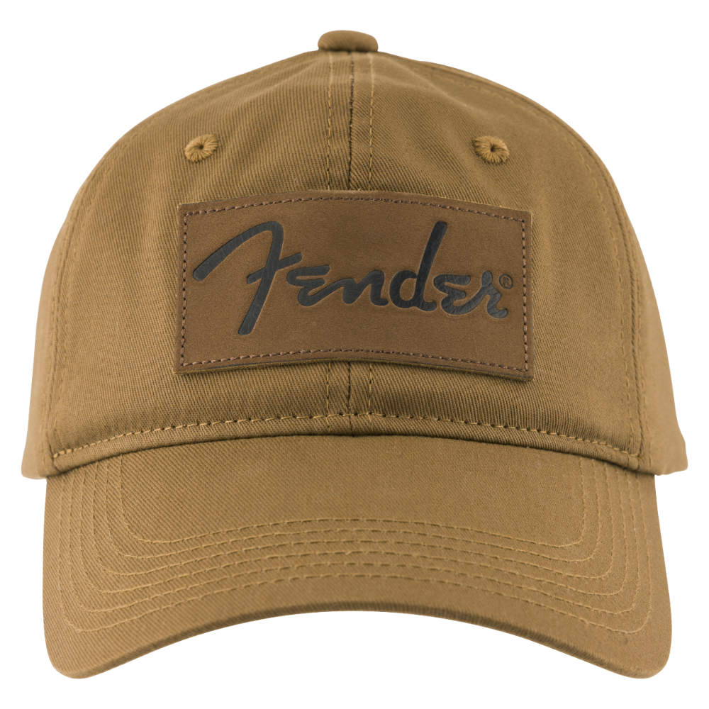 Fender フェンダー Vintage Leather Badge Hat キャップ