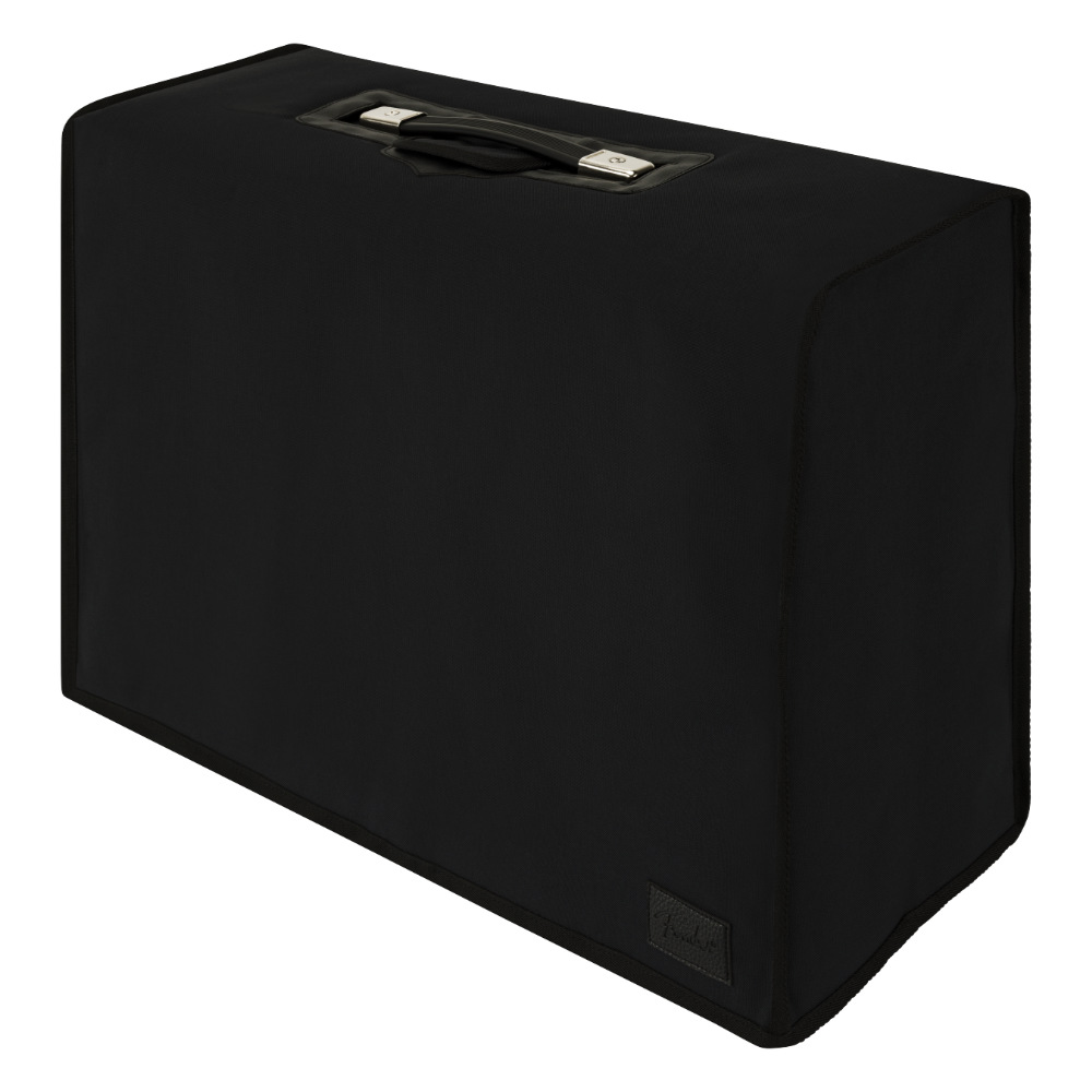 Fender フェンダー Deluxe Padded Deluxe Reverb Amplifier Cover ブラック アンプカバー 斜めアングル画像