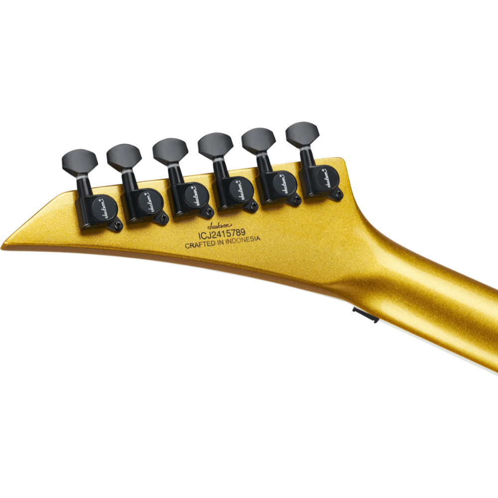Jackson ジャクソン X Series Soloist SLX DX Gold Bullion エレキギター ヘッドバック画像