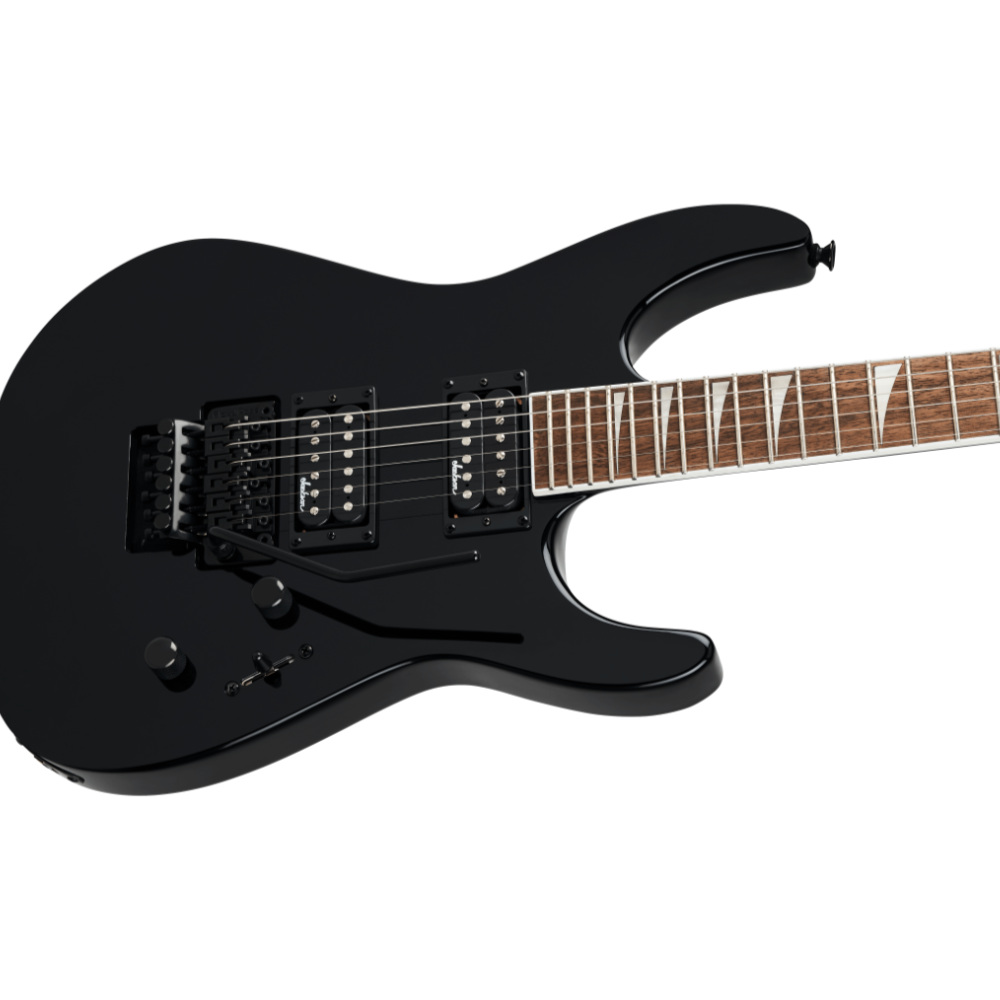 Jackson ジャクソン X Series Soloist SLX DX Gloss Black エレキギター ボディ斜めアングル画像