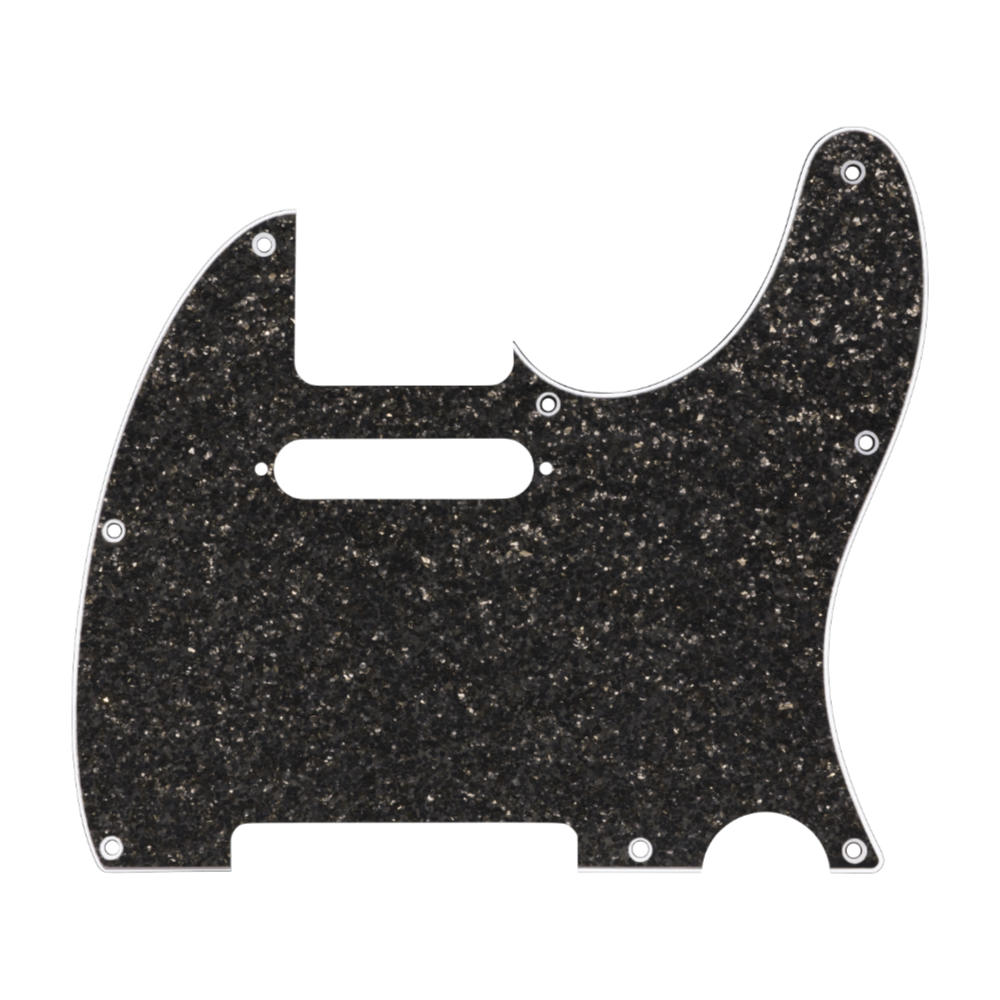 Fender フェンダー Hybrid Glass/Glitter Telecaster S/S Pickguard Dark Gray Sparkle テレキャスター ピックガード