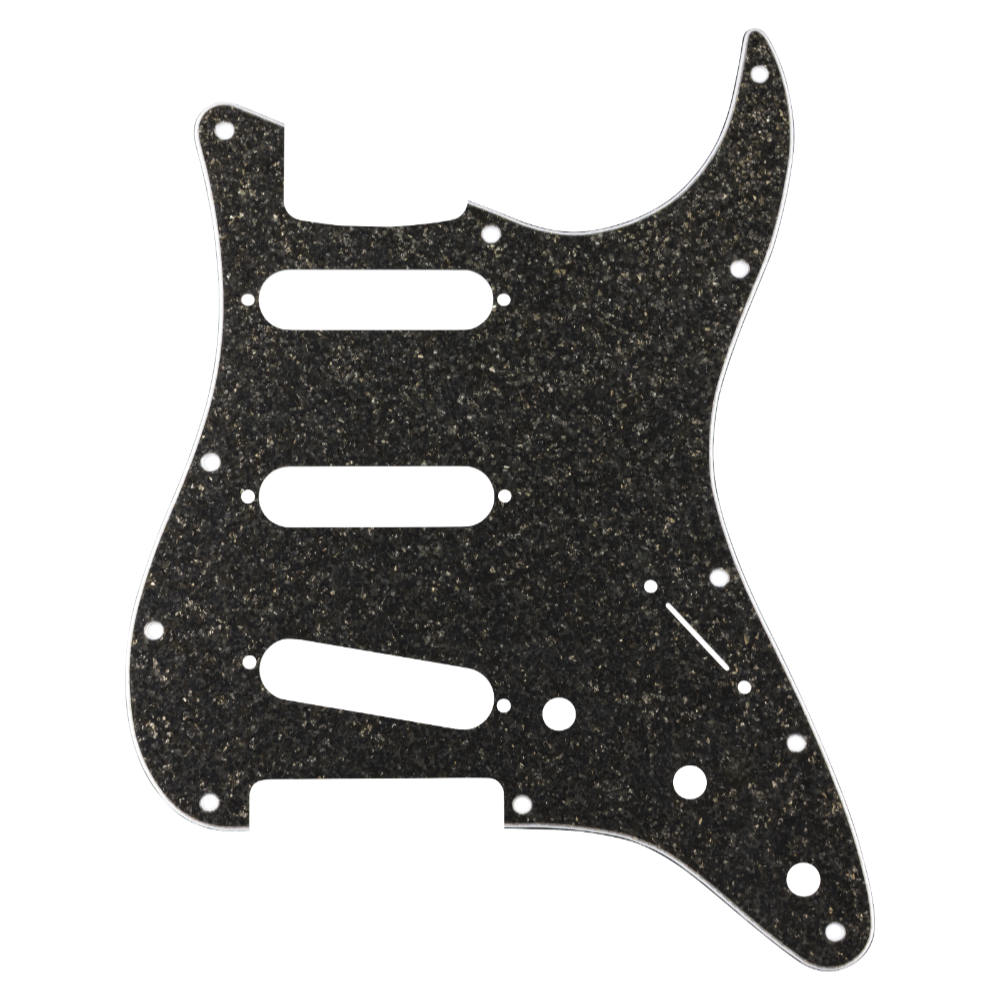 Fender フェンダー Hybrid Glass/Glitter Stratocaster S/S/S Pickguard Dark Gray Sparkle ストラトキャスター ピックガード
