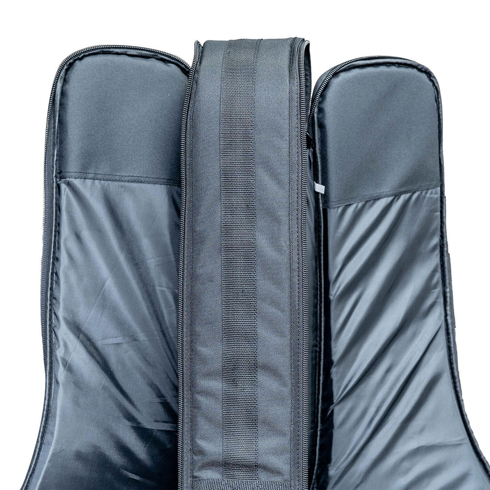 KIKUTANI キクタニ GVB-30DE BLK エレキギター用ダブルケース ギグバッグ ケース開放時
