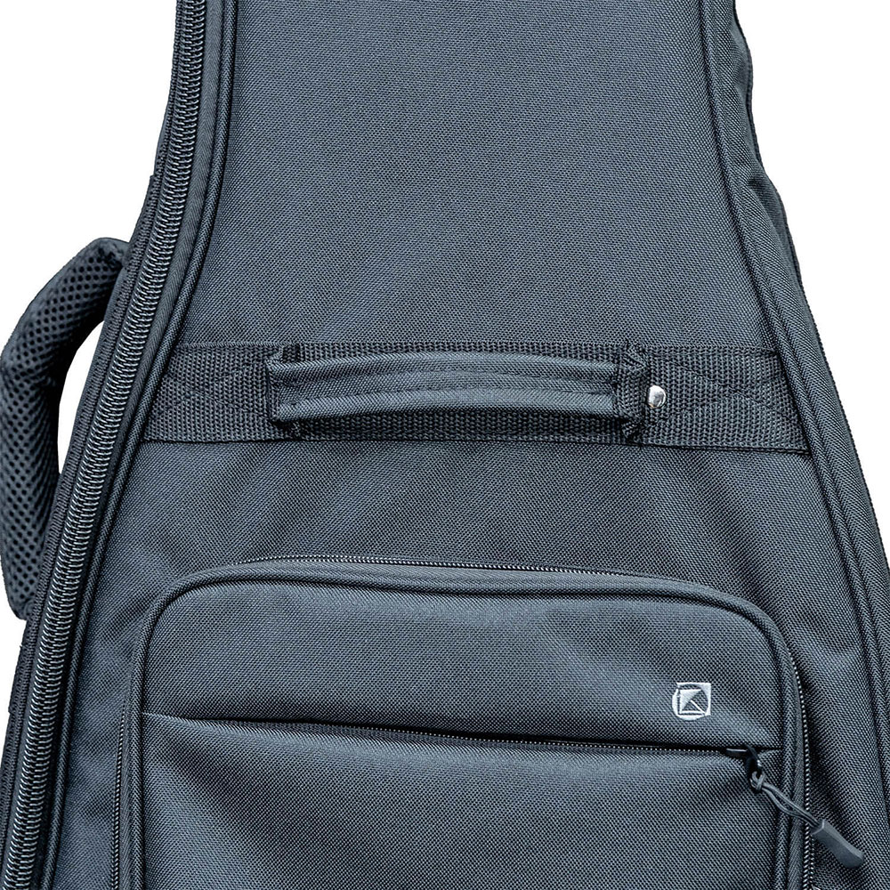KIKUTANI キクタニ GVB-30DB BLK エレキベース用ダブルケース ギグバッグ 正面持ちて