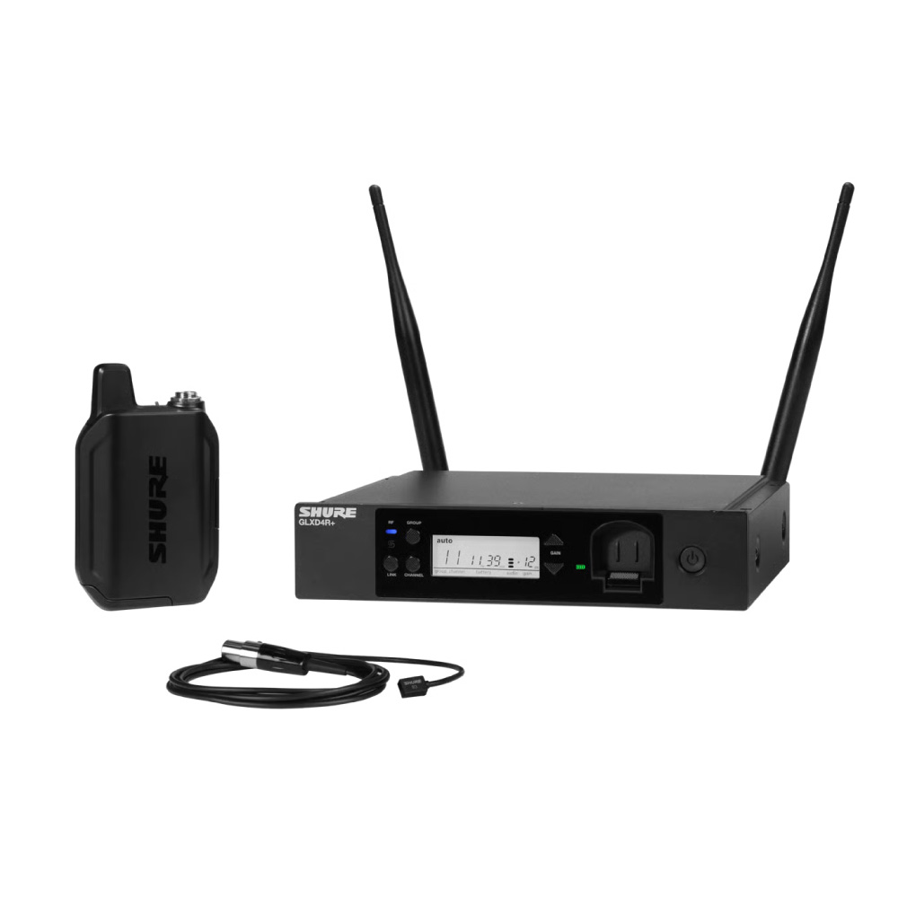 SHURE シュア GLXD14R+J/93-Z2 WL93ラべリアマイクロホン ハーフラック・ワイヤレスシステム
