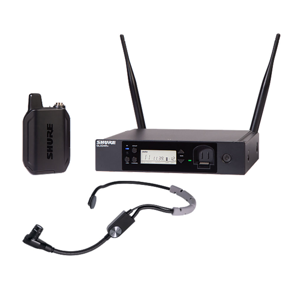 SHURE シュア GLXD14R+J/SM35-Z2  SM35ヘッドセットマイクロホン ハーフラック・ワイヤレスシステム