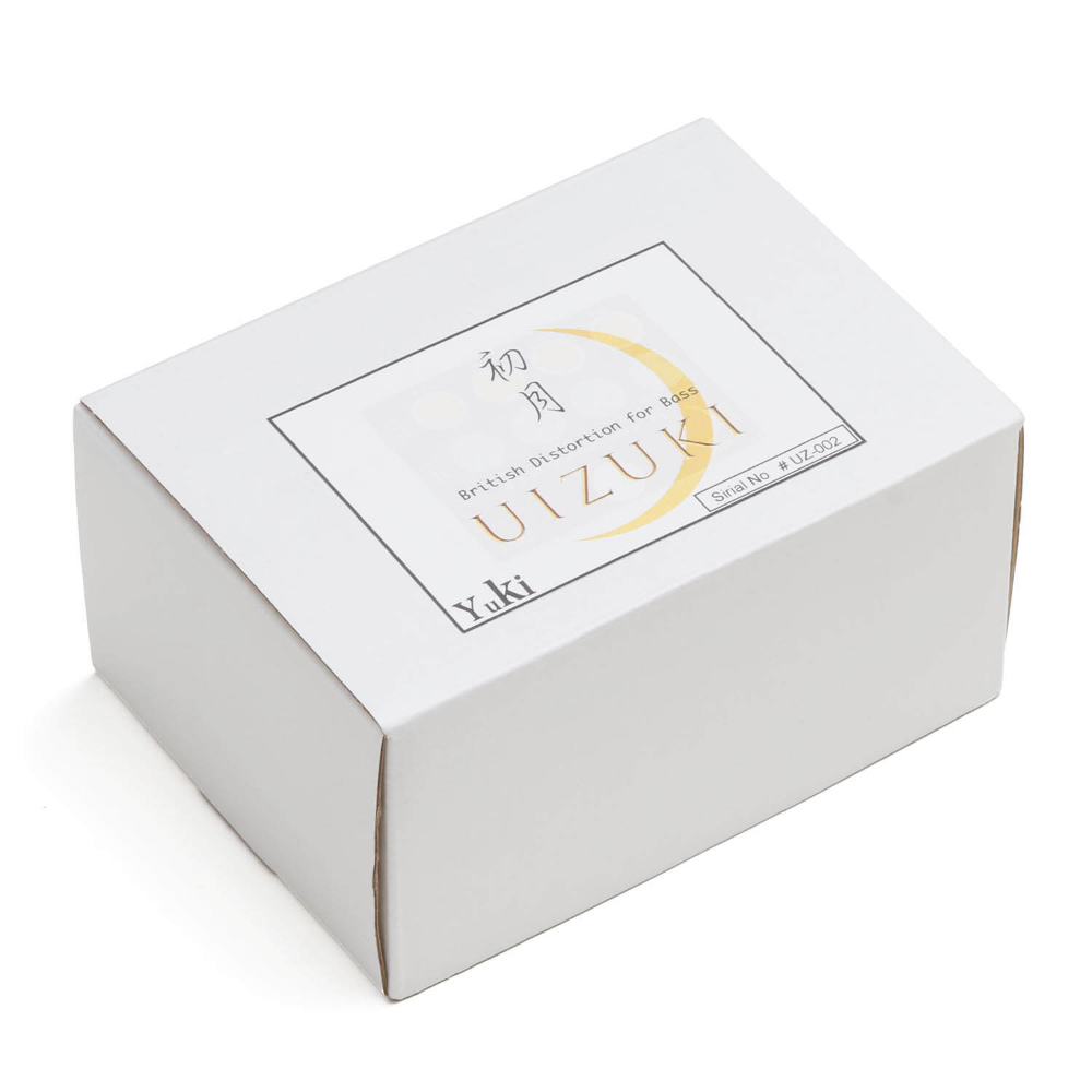 YUKI ユキ 初月-UIZUKI- ディストーション オーバードライブ ベース用エフェクター 外箱画像