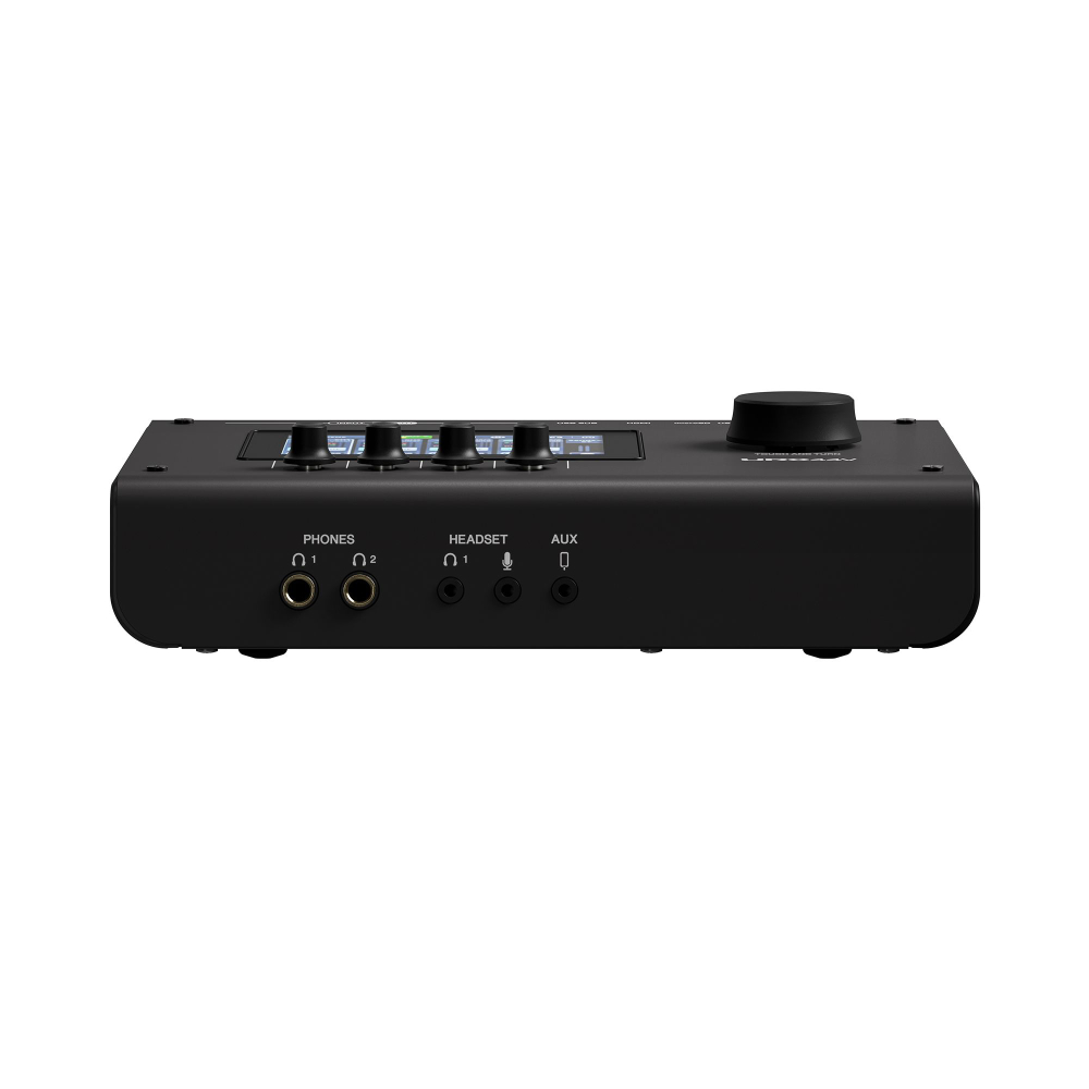 YAMAHA ヤマハ URX44V B URX Series Audio/Video Interface 6in/4out USB-C オーディオインターフェース ブラック フロント画像