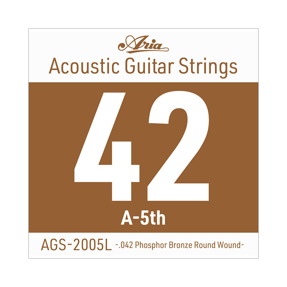 ARIA アリア AGS-2005L Light .042W アコースティックギター用 バラ弦