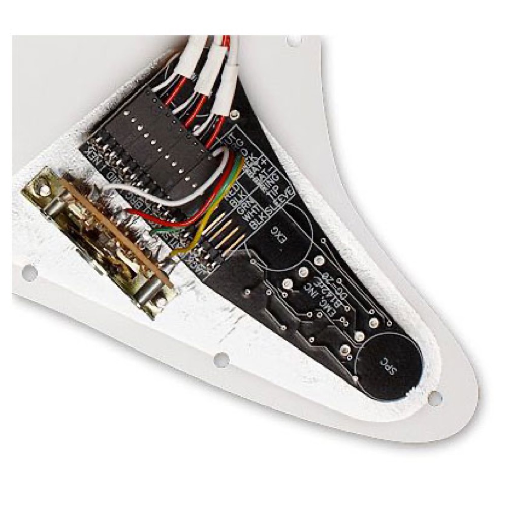 EMG DG20 (EMG-DG20) エレキギター用 アクティブ シングルピックアップ ピックガードセット 配線